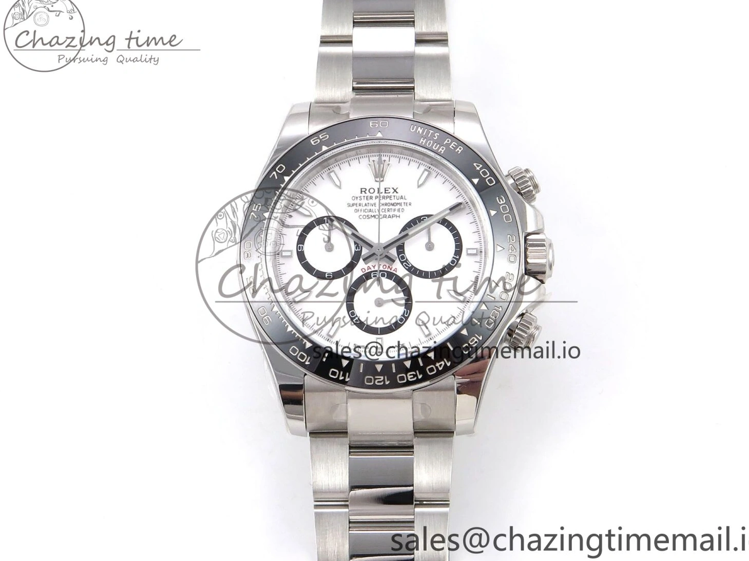 MiroTime 0427 Fashionable Daytona 126500 APF 1:1 Best Edition 904L Steel White Dial on SS Oyster Bracelet DD 1113